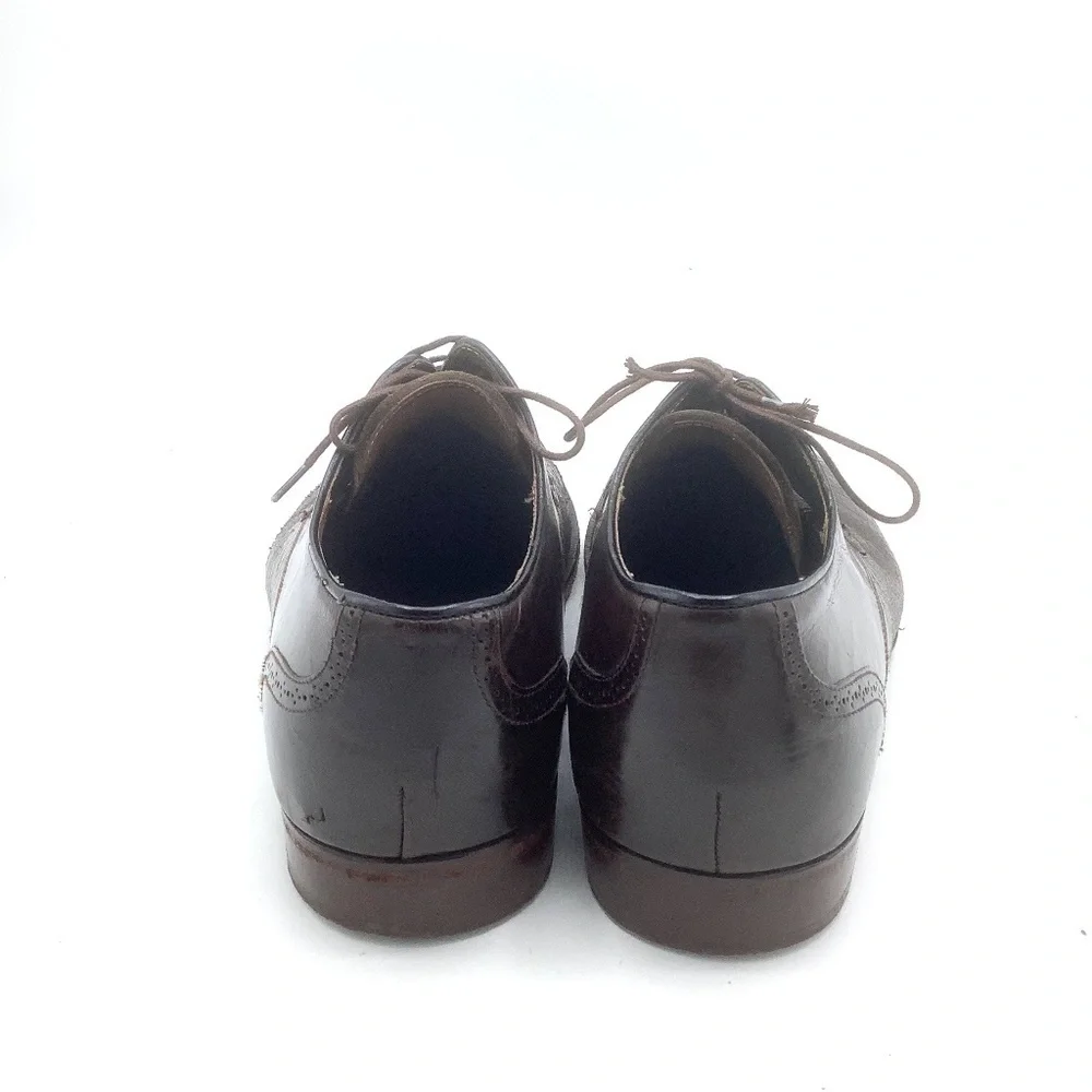 Mezlan‎ Mens Leather Brogue Cap Toe Oxfords Shoe Orbison Espresso Brown S…
